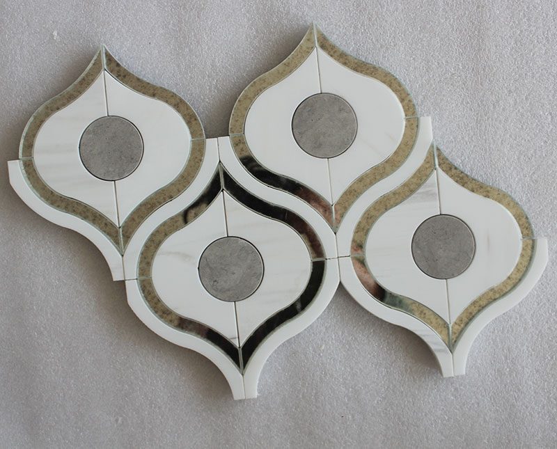 Marble Water Jet Cut Mosaic « ShellShock Designs