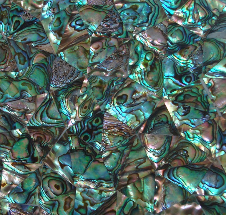 Paua Shell, Triangle Crazy Pattern – ShellShock Designs